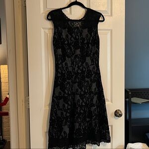 Elegant Black Lace Dress